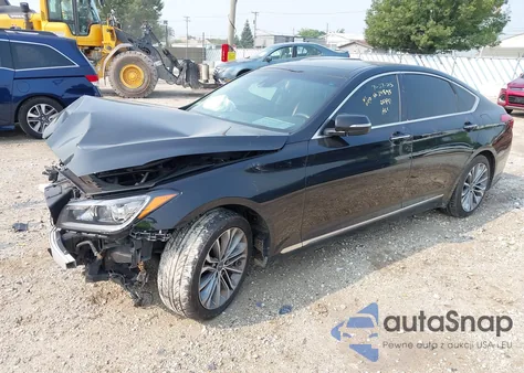 2017 Genesis G80 3.8 из США, поврежденный, VIN KMHGN4JE6HU210166